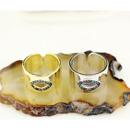 Adjustable 10pcs/lot cubic zirconia micro pave ring,cz plating ring, fashion cz jewelry