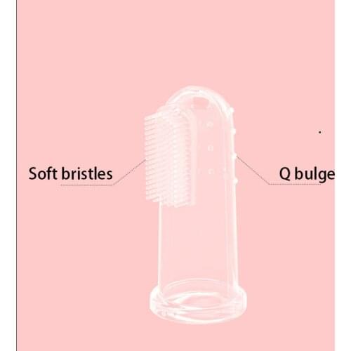 Silicone toothbrush for dog Soft toothbrush for pet dog Toothbrush for cat halitosis and tartar care dog