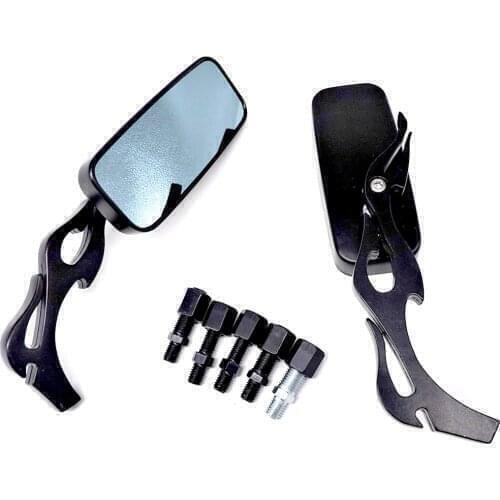 Universal motorcycles Square metal Modified Rearview mirror For Yamaha XS650 XS750 XT600ZE XTZ660 XV1000 XV535 XV750