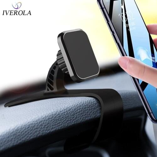 Univerola Magnetic Phone Holder For Phone In Car Dashboard Mount Universal Mobile Smartphone Stand Magnet Support Cell Holder