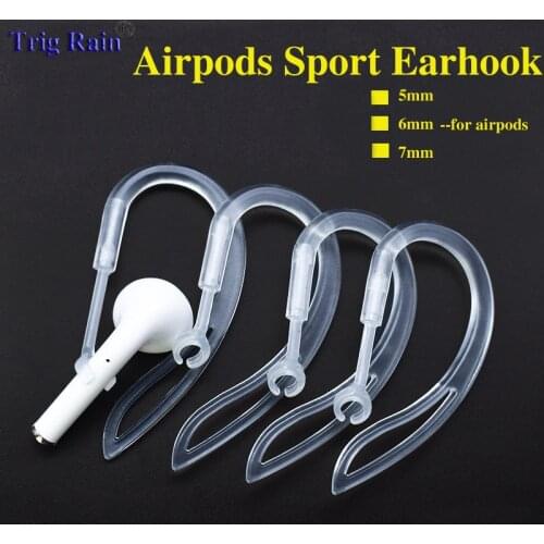 Bluetooth Earphone silicone Earhook for airpods 1/2 earpods Loop Clip Headset Ear Hook Replacement Headphone Accessories