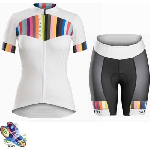 Ropa ciclismo mujer 2020Womens summer team cycling clothing short sleeve bicycle clothes mtb bike jersey suit skinsuit ciclismo