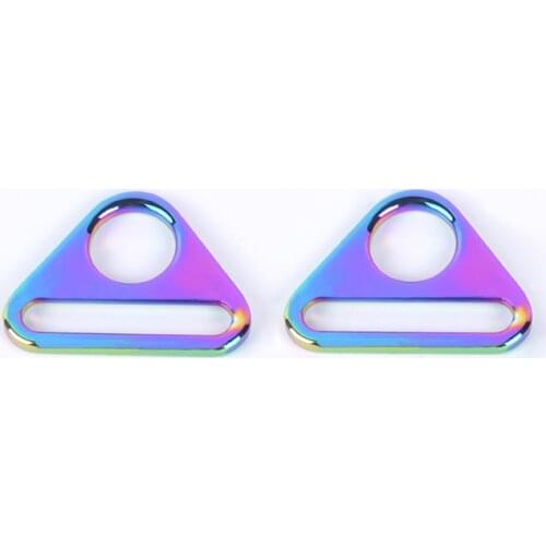 1.25 inch Zinc Alloy Triangle Buckle for Bag, Metal Bag Strap Webbing Buckle -5pcs