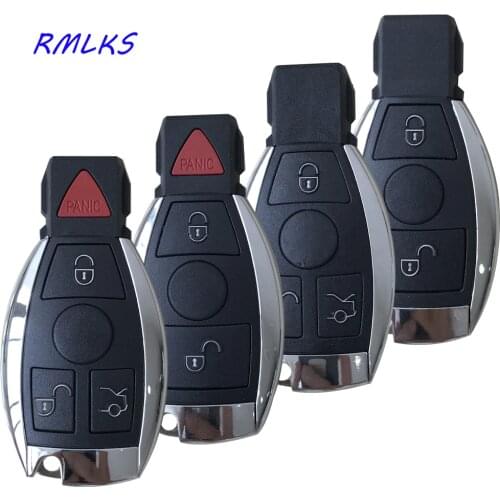 2 3 4 Buttons Remote Car Key Shell Key Replacement Fit For Mercedes Benz Year 2000+ Control Key Shell BGA NEC Key Fob