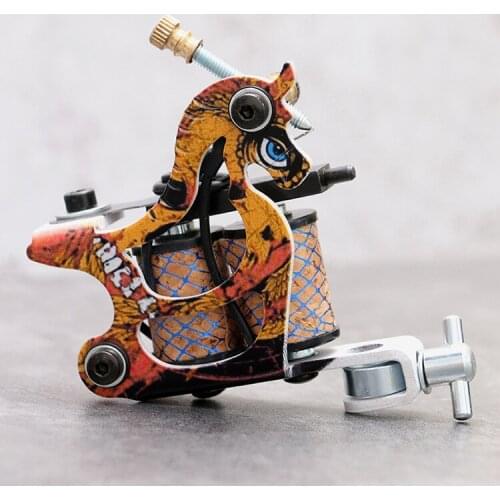 2019 Tattoo Machine Wire 8 Wraps Reels Coils Tattoo Gun For Liner Shader Beginner Professional Artist 2 Colors Supply
