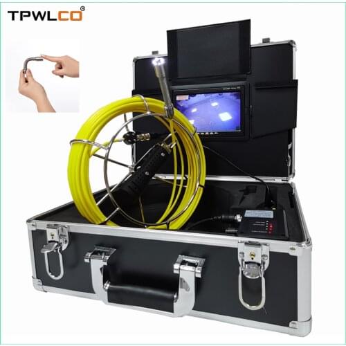 7inch Monitor 17mm Waterproof Camera Head Pipe CCTV with 20Meters Cable Underground Pipeline Sewer Inspection System