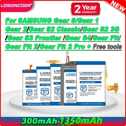 EB-BR760ABE 900mAh Battery For Samsung Gear 3 Frontier Gear S3 Classic SM-R760 SM-R765 SM-R765S SM-R770 Battery EB-BR760A
