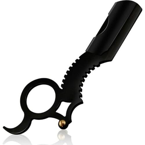 Straight Edge Barber Razor Haircut Beard Eyebrow Shaving Tool Manual Depilation Razor Hairdresser Trimming Tools