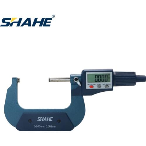 SHAHE 50-75 mm 0.001 mm Digital Micrometer Electronic Digital Outside Micrometer 0.001 mm Micrometro Digital