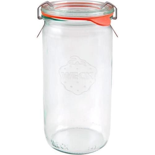 Weck 340 ml Cylinder Glass Storage Jar 2 Pcs