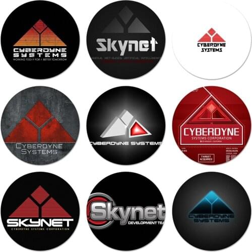 Cyberdyne Systems Skynet Badge Brooch Pin Accessories For Clothes Backpack Decoration gift 58mm