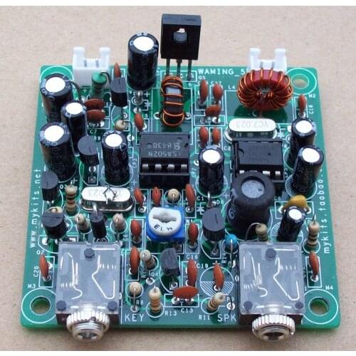 DIY kits Frog Sounds HAM Radio QRP1.8W CW Transceiver Receiver 7.023MHz