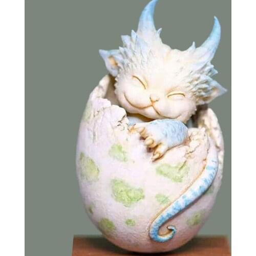 Dragon Egg Epoxy Resin Mold DIY Jewelry Pendant Crafts Ornaments Decorations Casting Tool Dragon Skull Bone Silicone Mould New