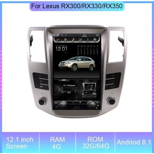 Tesla Screen 12.1'' Android 8.1 Car Navigation Radio For Lexus RX300/RX330/RX350 GPS Navigation Video