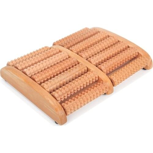 H7JC Large Dual Foot Massager Roller Plantar Fasciitis Heel Arch Pain Relief Laminated Feet Stress Relaxation Improve and