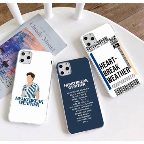 Niall Horan Heartbreak weather Phone Case For iphone 12 11 Pro Max Mini XS Max 8 7 6 6S Plus X 5S SE 2020 XR Silicone Soft cover