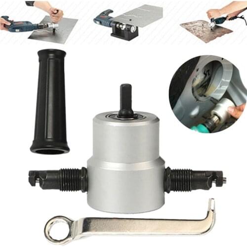360 Degree Metal Cutting Tools Auto Car Repair Double Head Sheet Hole Saw Cutter Drill Tools