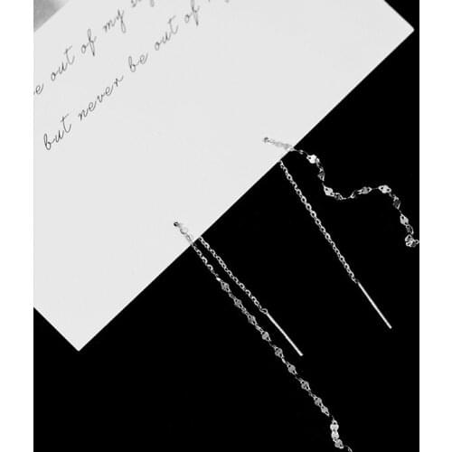 KISSLOVE Korean Long Earrings For Women Pendantes Fashion Jewelry New Trendy Chain Tassel Earrings brincos