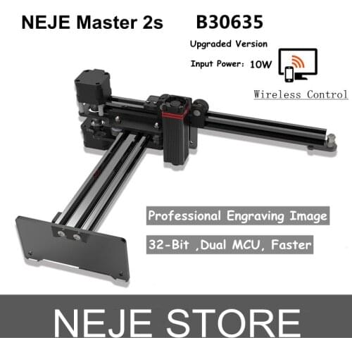 NEJE Master 2 3500mw 405nm CNC Laser Engraving Machine Laser Engraver with Wireless APP Control for Picture Engraving