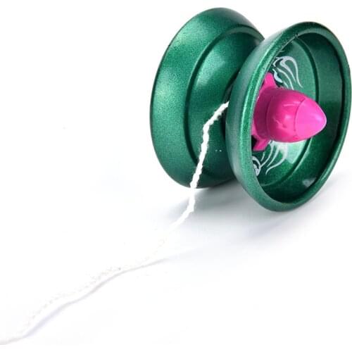 HOT Aluminum Design Professional Yo-Yo Ball Bearing String Trick Alloy Kid Alloy yo yo Toys for Boys Random Color