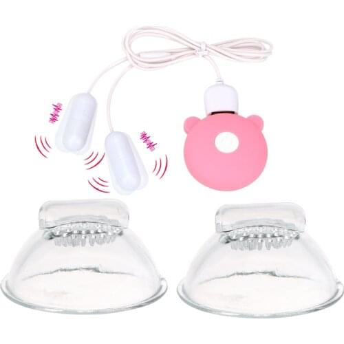 10 Frequencies Breast Massager Nipple Sucker Vibrator Breast Pump Enlarge Sex Toys for Women USB Recharge Clitoris Massager