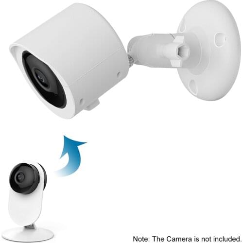 Wall Mount for YI Home Camera Wall Mounted 360 Degree Swivel Bracket Holder for YI 1080p/720p Home Camera Weatherproof