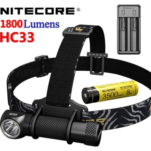 NITECORE HC33 1800 lumens high-performance multi-purpose portable headlight, easily cope with various scenarios