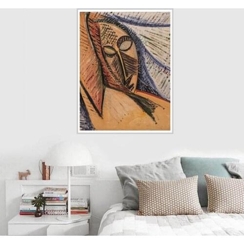Picasso Woman Oil Painting Canvas Art Poster Canvas Print Painting Wall Art Living Room Home Decoration