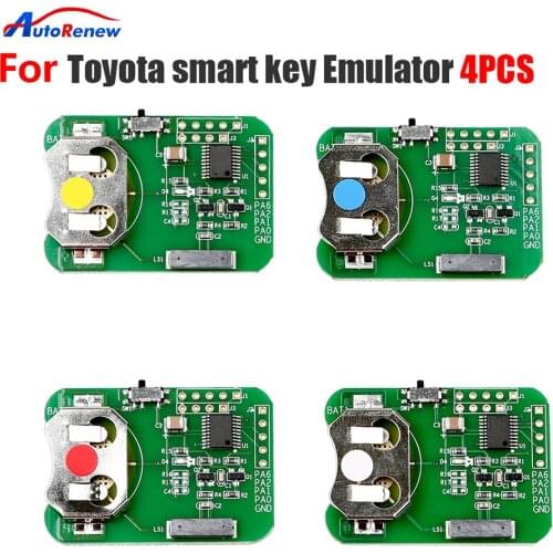 OBDSTAR Smart Key Simulator For Toyota 4PCS Works with X300PRO4/X300DP/X300DP DP Plus Key Programmer Free Shipping