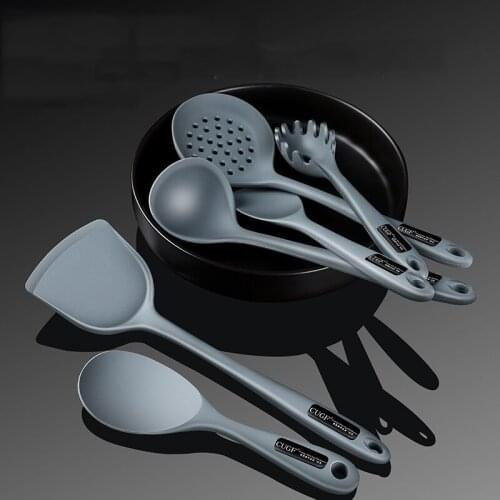 Nordic Grey kitchen tool Silicone kitchen cooking utensils Home Baking Tools Non-stick kitchenware Spatula kitchens accessories