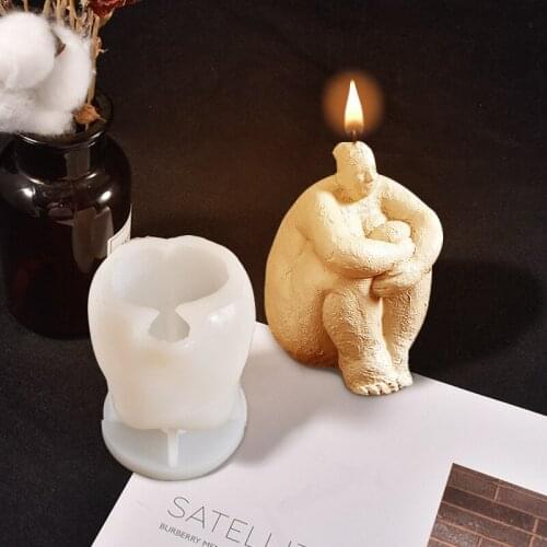 Nordic Abstract Fat Standing Female Body Molds 3d Woman Body Model Epoxy Human Molds Resin Casting Diy Craft Candle Making