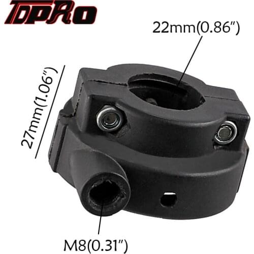TDPRO 22mm ABS Twist Throttle Cable Clamp Grip Housing For Coolster Taotao Baja 50cc 110cc 125cc 150cc Pit Dirt Bike Quad ATV
