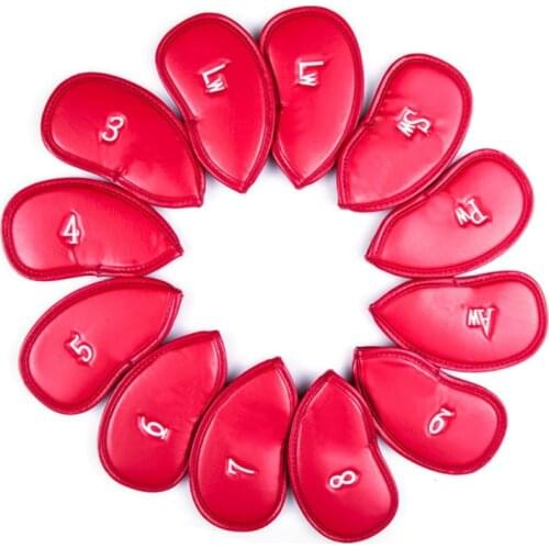 Golf Club Iron Head Protector Golf Supplies Golf Iron Head Covers Iron Putter Protective Window 2021 Golf Iron Head Covers