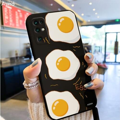 ASINA Liquid Silicone Case For Honor 20 30 Pro 8x 9x 9a Straight Edge Cute Egg Cover Bumper For Honor View 30 40 Fashion Fundas
