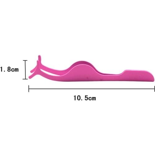 1pcs False Eyelash Tweezers False Eyelashes Applicator Eyelash Extension Nipper Auxiliary Clamp Makeup Forceps Tools MA