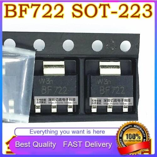 10Pcs/Lot New Original BF722 SOT-223 PASTER Transistor Good Quality
