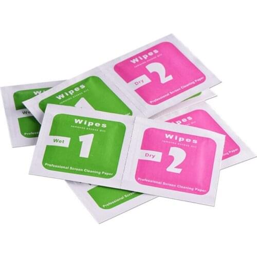 10Pcs/Lot Camera Lens Cleaning Cloth LCD Screens Dust Removal Wet Dry Wipe Paper