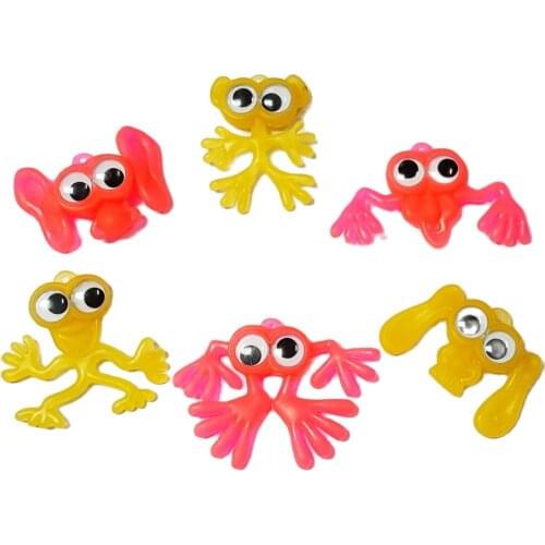48 Glow In The Dark Moving eye Monster pendant Vintage Pinata Fashion Favour School Bag Party Favors Gift Novelty Birthday Prize