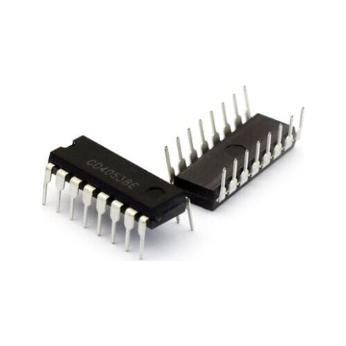 100PCS CD4053 CD4053B CD4053BE DIP-16 Analog Multiplexer IC