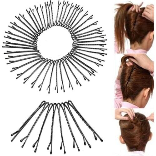 60Pcs Hair Clips for Women Bobby Pins Invisible Curly Wavy Grips Salon Barrette Hairpin Accessories