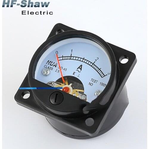 AC Analog Ammeter Pointer meter/Current Meter/Panel Meter 1A 2A 3A 5A 10A 15A 20A 30A 50A 300A 500A etc