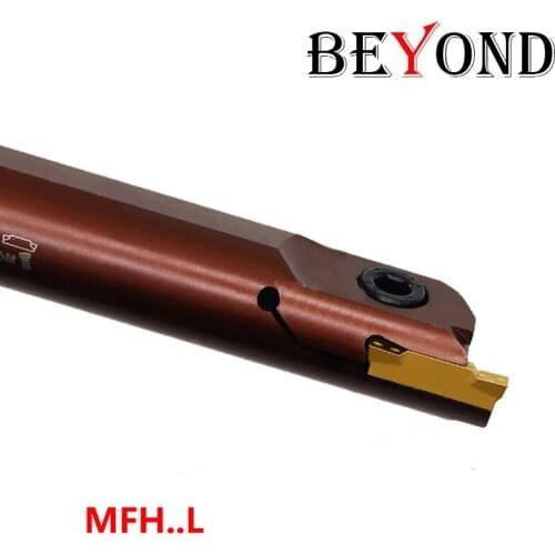 BEYOND MFHL Spring Steel MFH332L MFHL332 MFH332L10-32/200 Face Grooving Toolholder CNC Lathe Tool Holder High Hardness Turning
