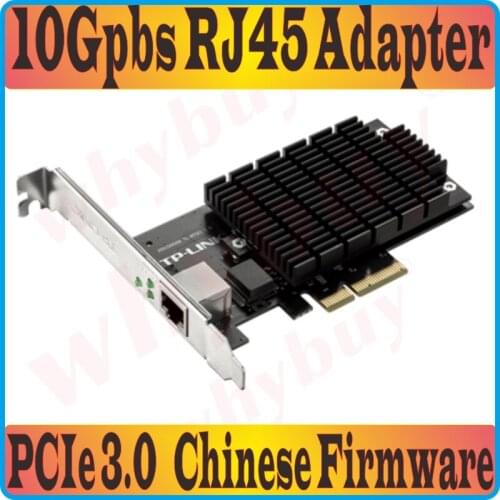 Chin-Firmware, PCIe 3.0 10Gbps Network Card, Pci Express 10G/5G/2.5G/1G/100Mbps RJ45 Lan Network Adapter Card, 10g rj45 adapter