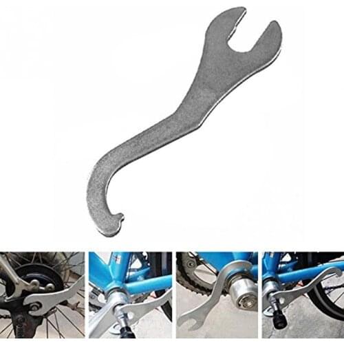 2 in 1 Spanner Bicycle Sprocket Wheel Central Axle Maintain Tool Tail Hook Wrench Axle Installation Removal Wrench Tools BC0097