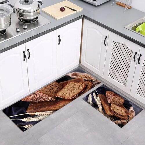 Modern Kitchen Mat Home Entrance Doormat Hallway Bedroom Living Room Decoration Floor Carpet Balcony Bathroom Anti-Slip Long Rug