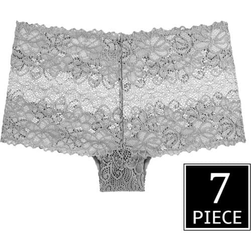 Lace Panties For Women Seamless Briefs Lingerie Sexy Pants Girls Underwear Hip Up Boyshort Female Underpants 7 Colors