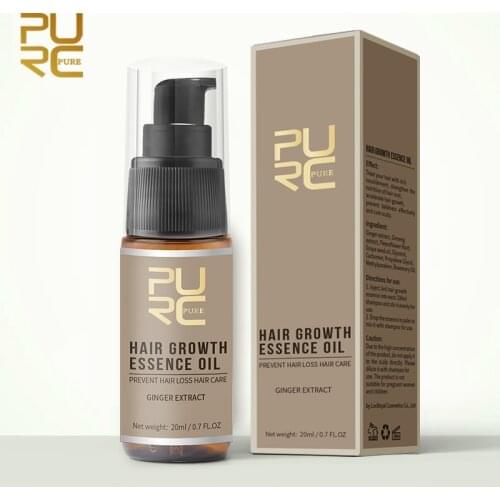 PURC Hot sale Fast Hair Growth Essence Oil Hair Loss Treatment Help for hair Growth Hair Care 20ml