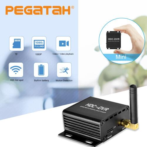 Mini DVR Wifi Video Recorder Real time video Record Motion Detection AHD/TVI/CVI 1080P Camera IP Camera Analog Camera DVR Record