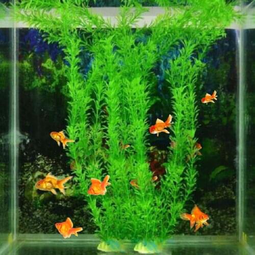 Newest 30CM Aquarium artificial underwater plants fish tank decoration green water grass viewing Ornament Aquarium Accessories