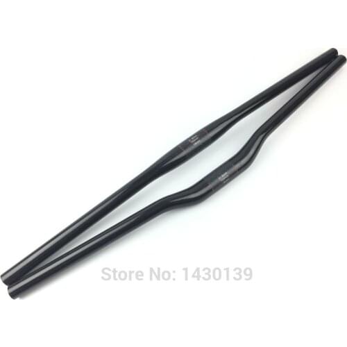 New Mountain bike 3K full carbon handlebar Flat rise carbon bicycle handlebar MTB bike lightest parts 31.8*600-740mm Free ship
